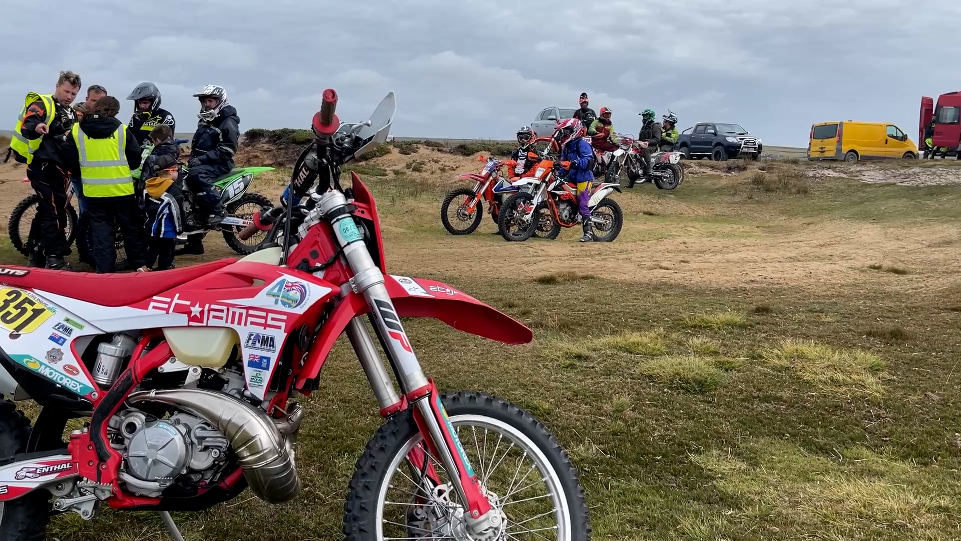 Time Card Murrell Enduro Race takes place Falkland Islands Television