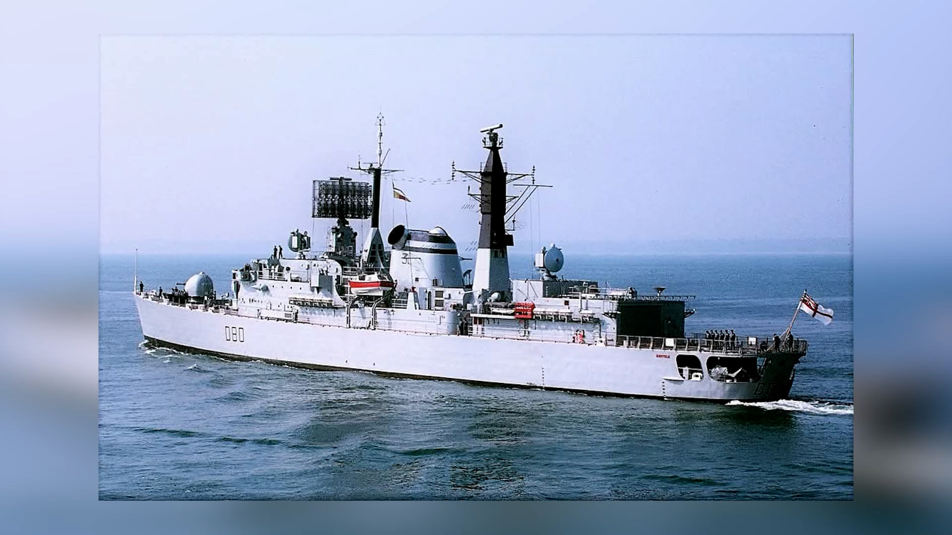 HMS Sheffield Executive Officer Returns To The Falkland Islands