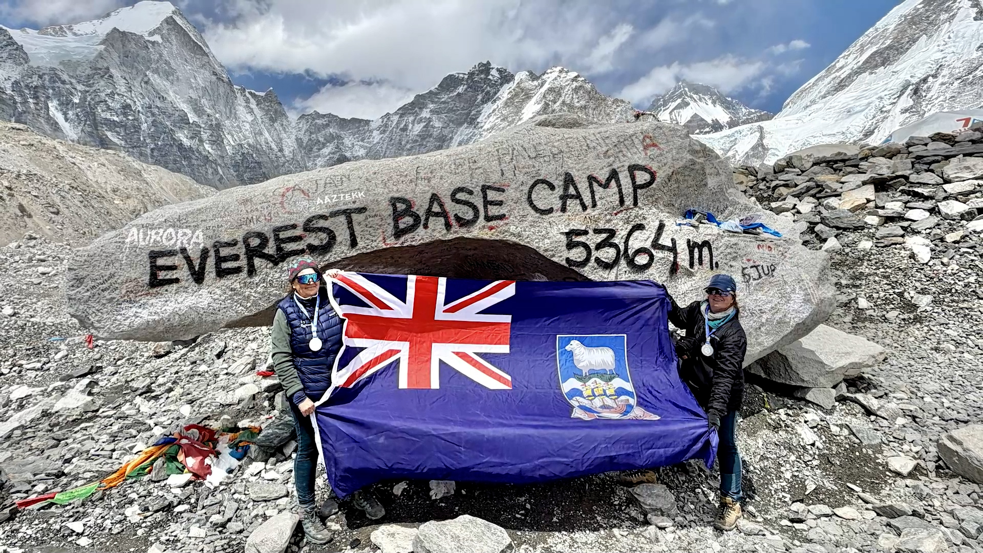Falklands Mum And Daughter Take On Special Birthday Challenge
